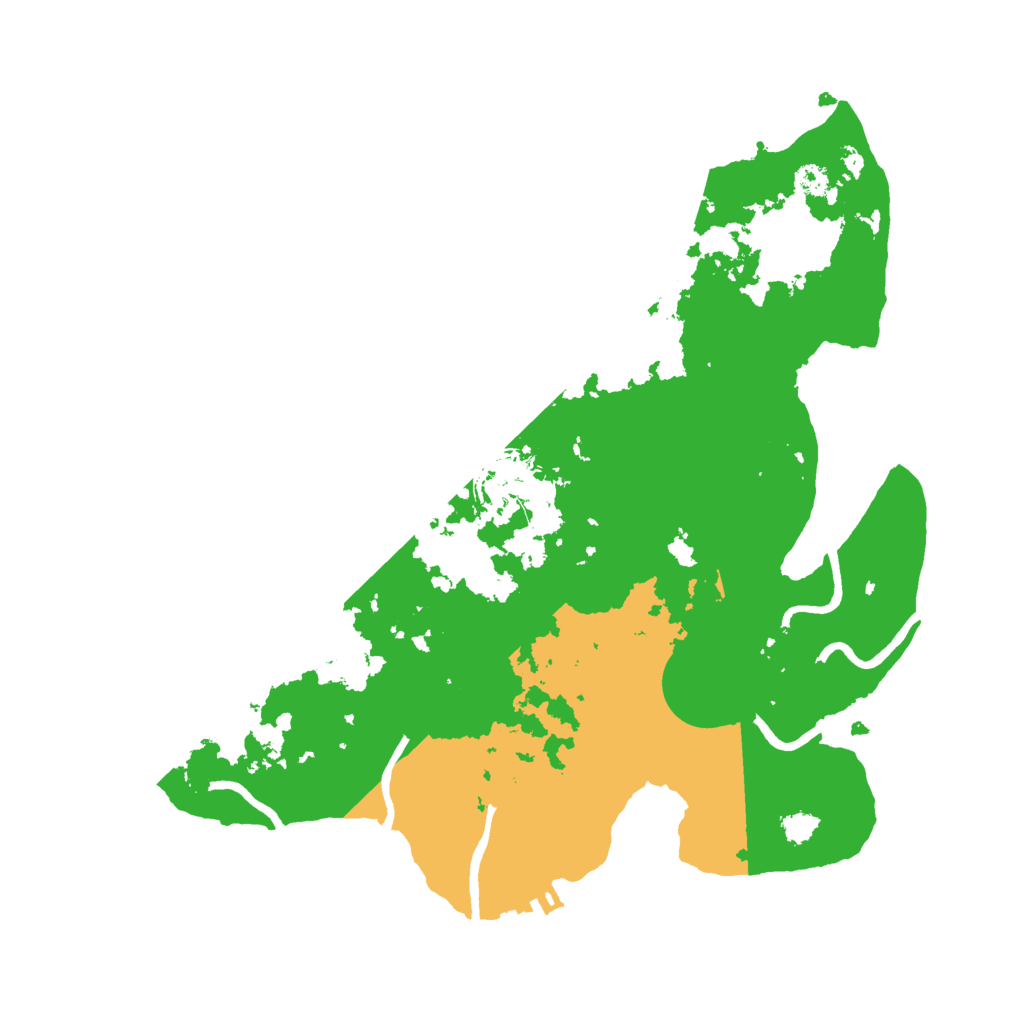 Biome Rust Map: Procedural Map, Size: 3000, Seed: 1853829013