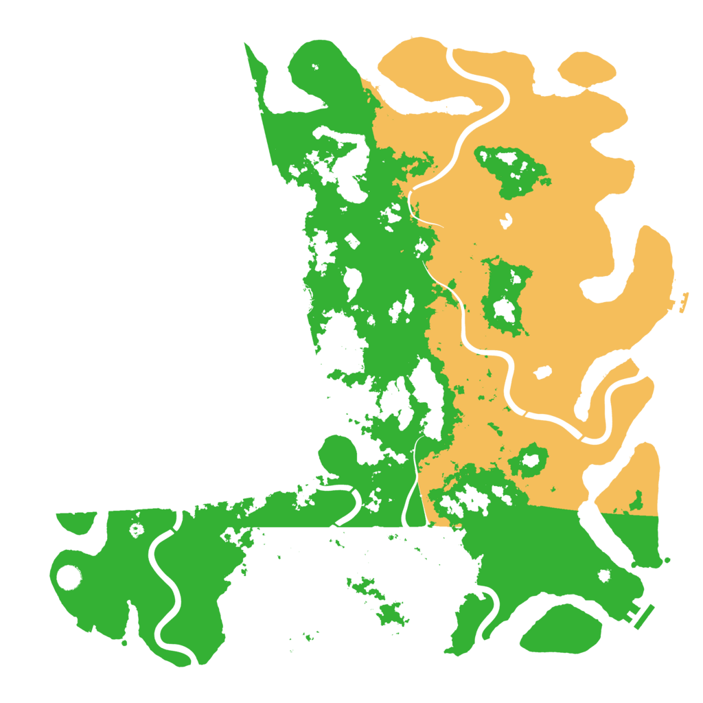 Biome Rust Map: Procedural Map, Size: 5000, Seed: 56563482