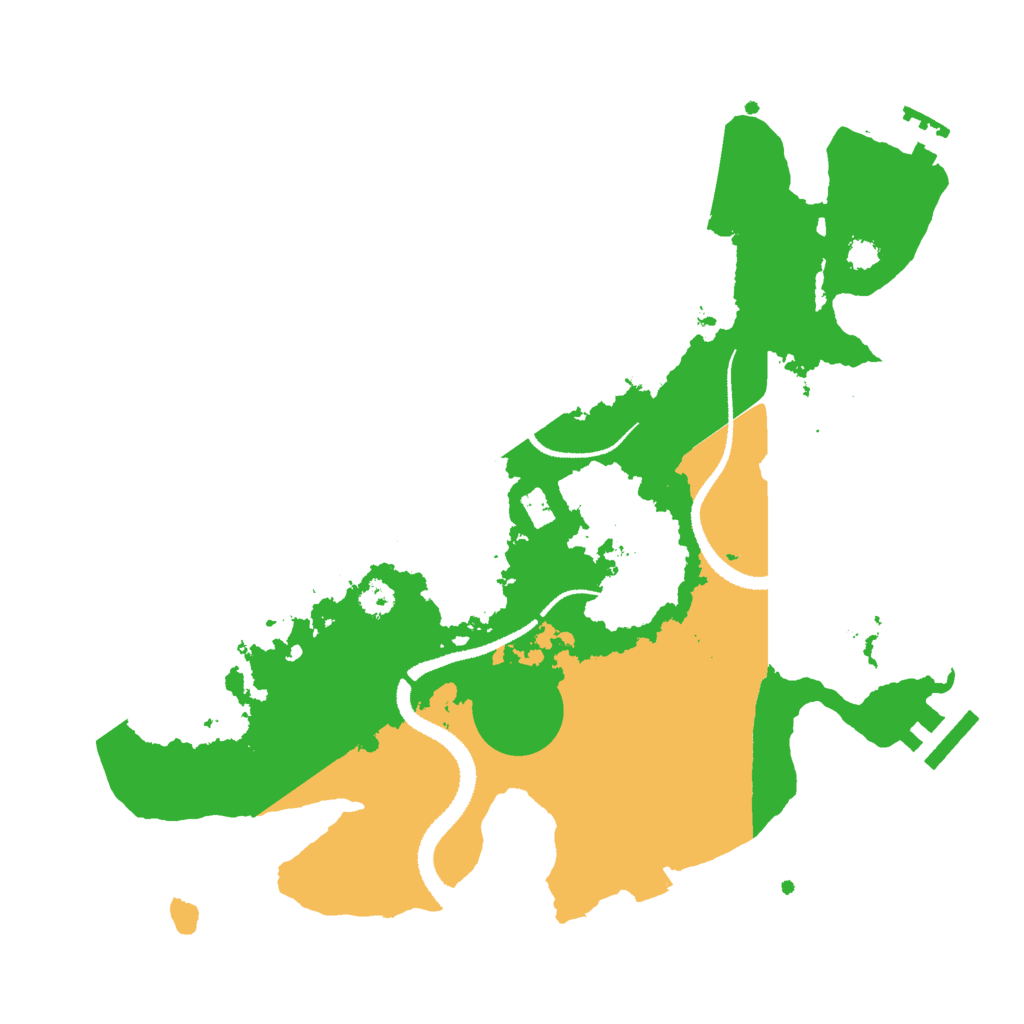 Biome Rust Map: Procedural Map, Size: 3000, Seed: 732911470