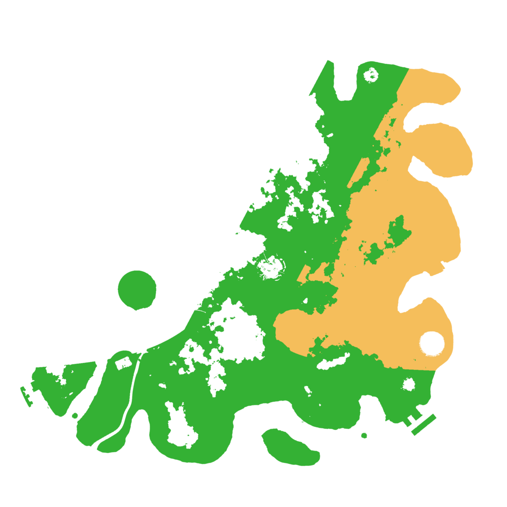 Biome Rust Map: Procedural Map, Size: 3600, Seed: 87462