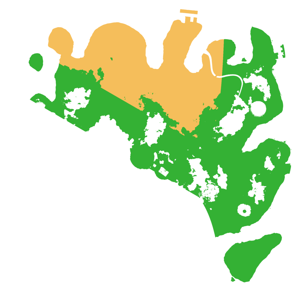 Biome Rust Map: Procedural Map, Size: 3500, Seed: 863716230