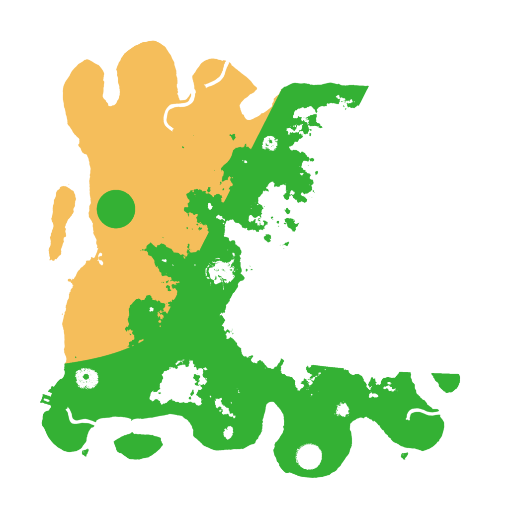 Biome Rust Map: Procedural Map, Size: 3500, Seed: 1153789548