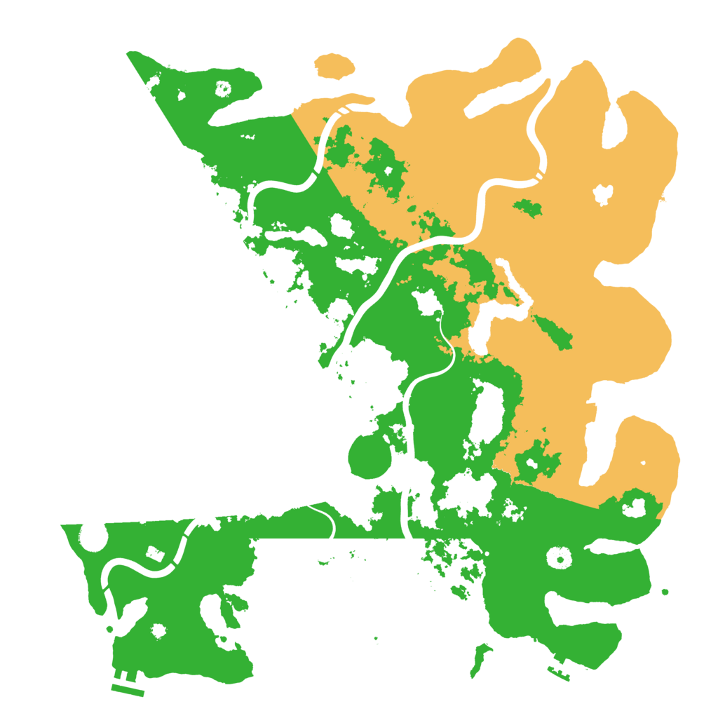 Biome Rust Map: Procedural Map, Size: 4400, Seed: 1760304228