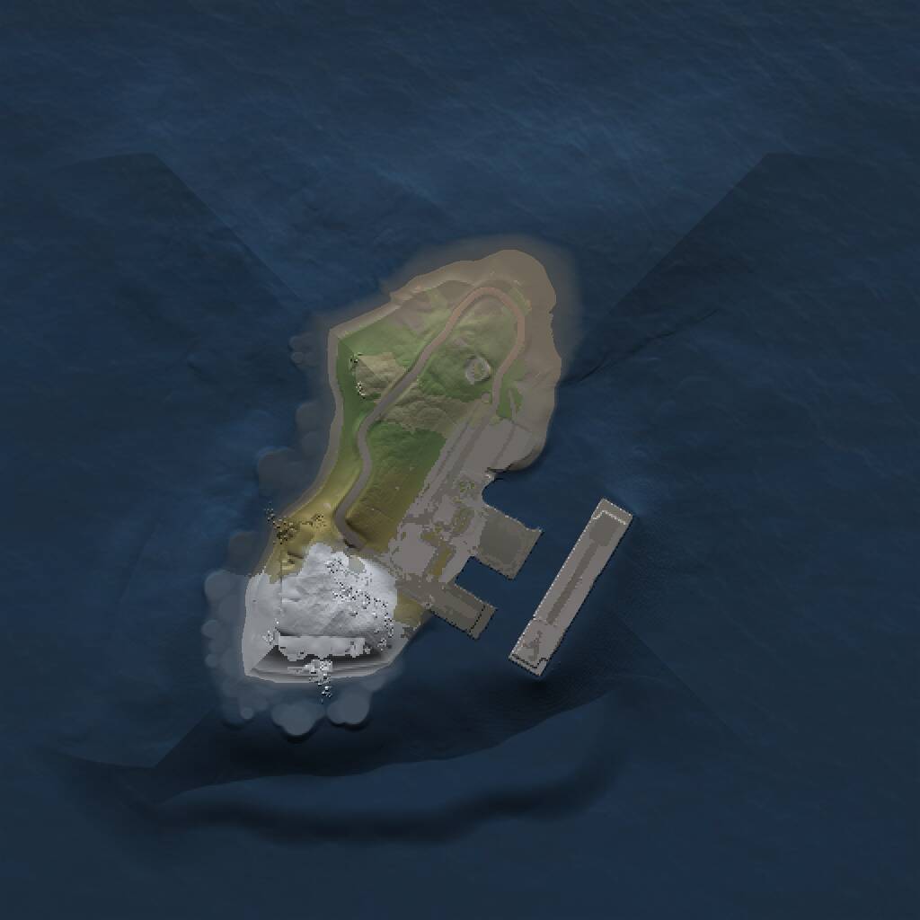 Rust Map: Procedural Map, Size: 1000, Seed: 222223432, 2 Monuments