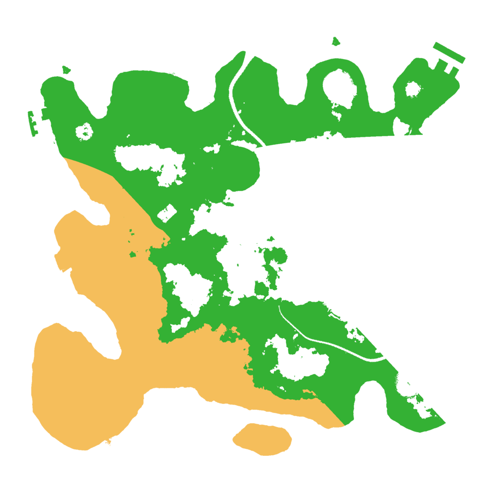 Biome Rust Map: Procedural Map, Size: 3000, Seed: 76567