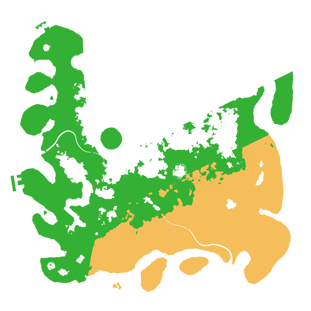 Biome Rust Map: Procedural Map, Size: 4000, Seed: 157875