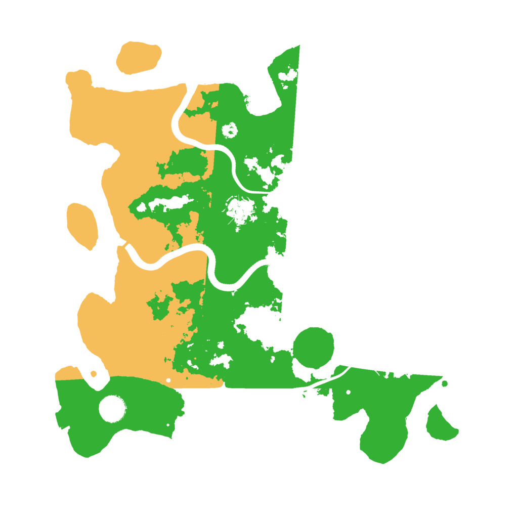 Biome Rust Map: Procedural Map, Size: 3400, Seed: 384569