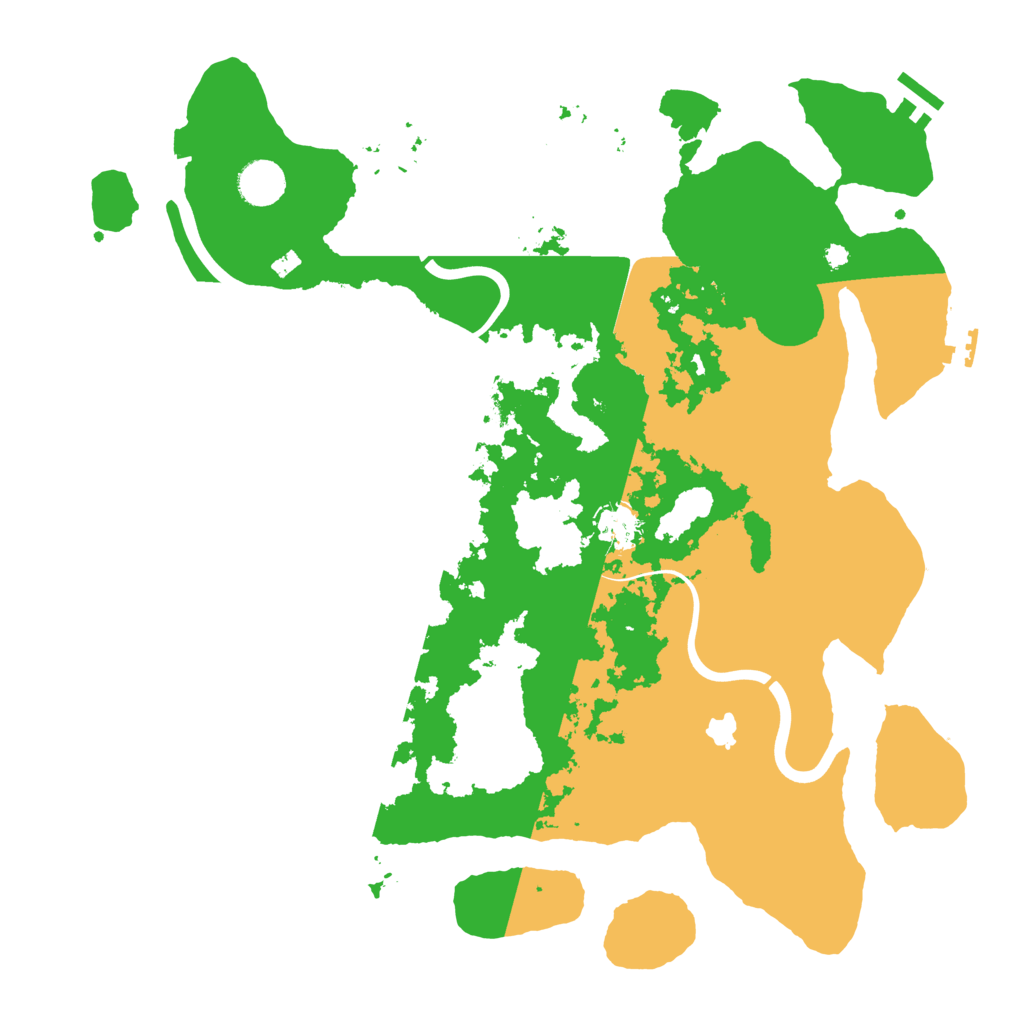 Biome Rust Map: Procedural Map, Size: 4000, Seed: 19734651