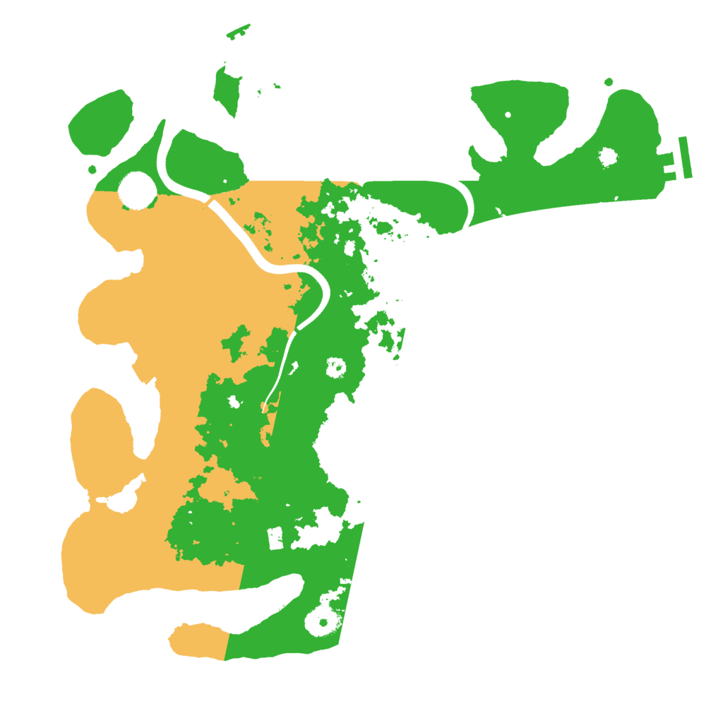 Biome Rust Map: Procedural Map, Size: 3500, Seed: 1130856227