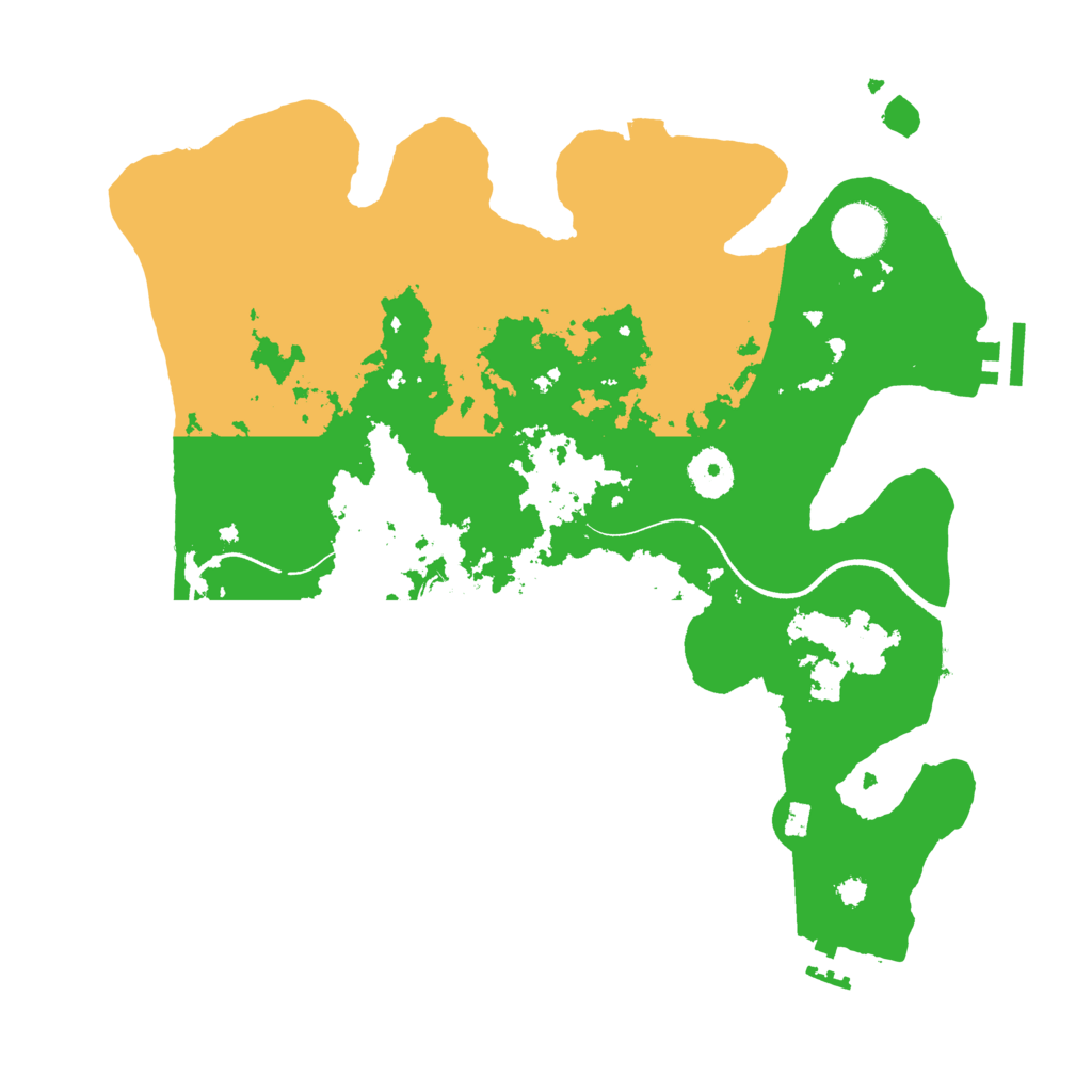 Biome Rust Map: Procedural Map, Size: 3500, Seed: 29948212