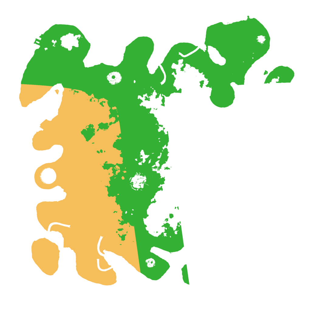 Biome Rust Map: Procedural Map, Size: 3500, Seed: 9572129