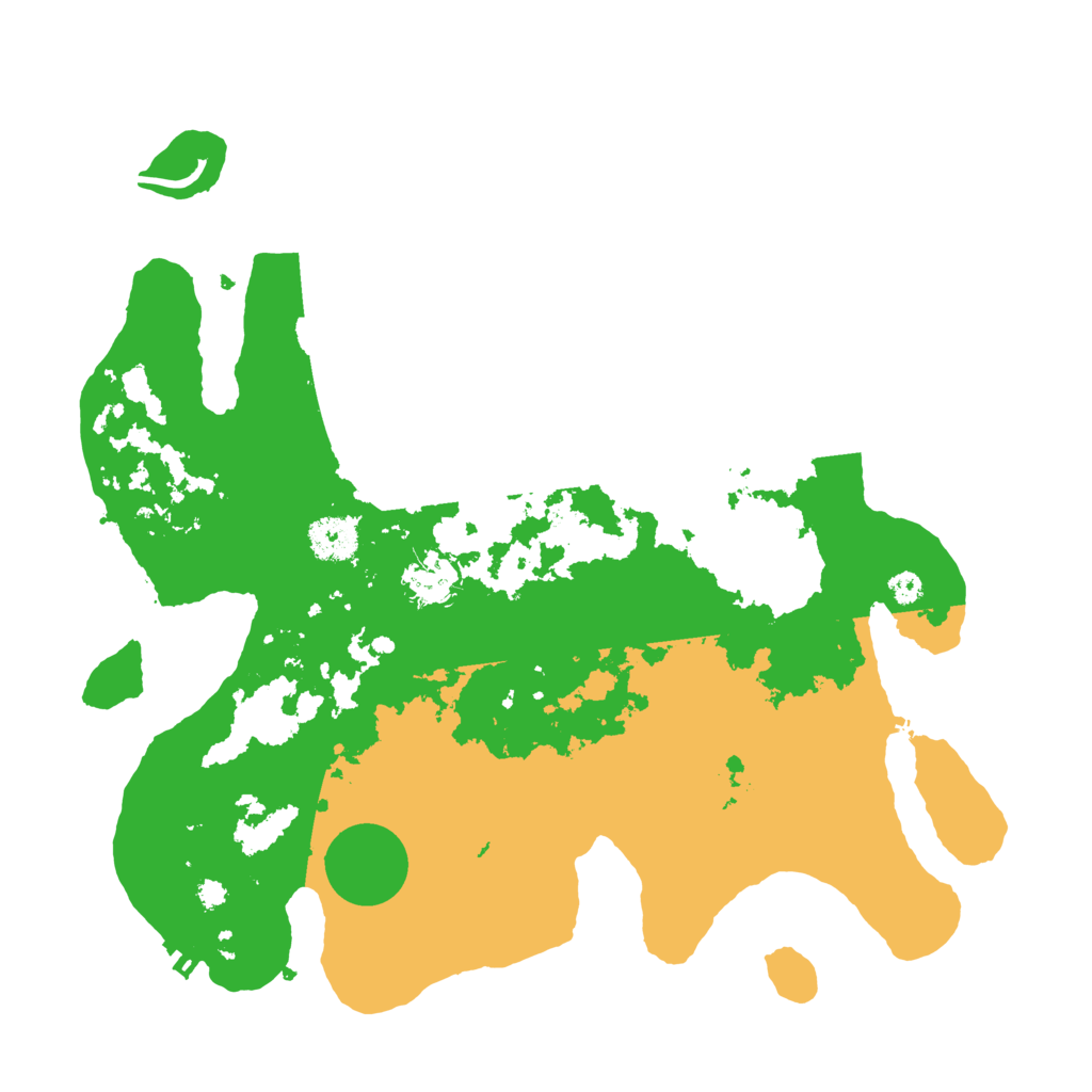 Biome Rust Map: Procedural Map, Size: 3500, Seed: 909236