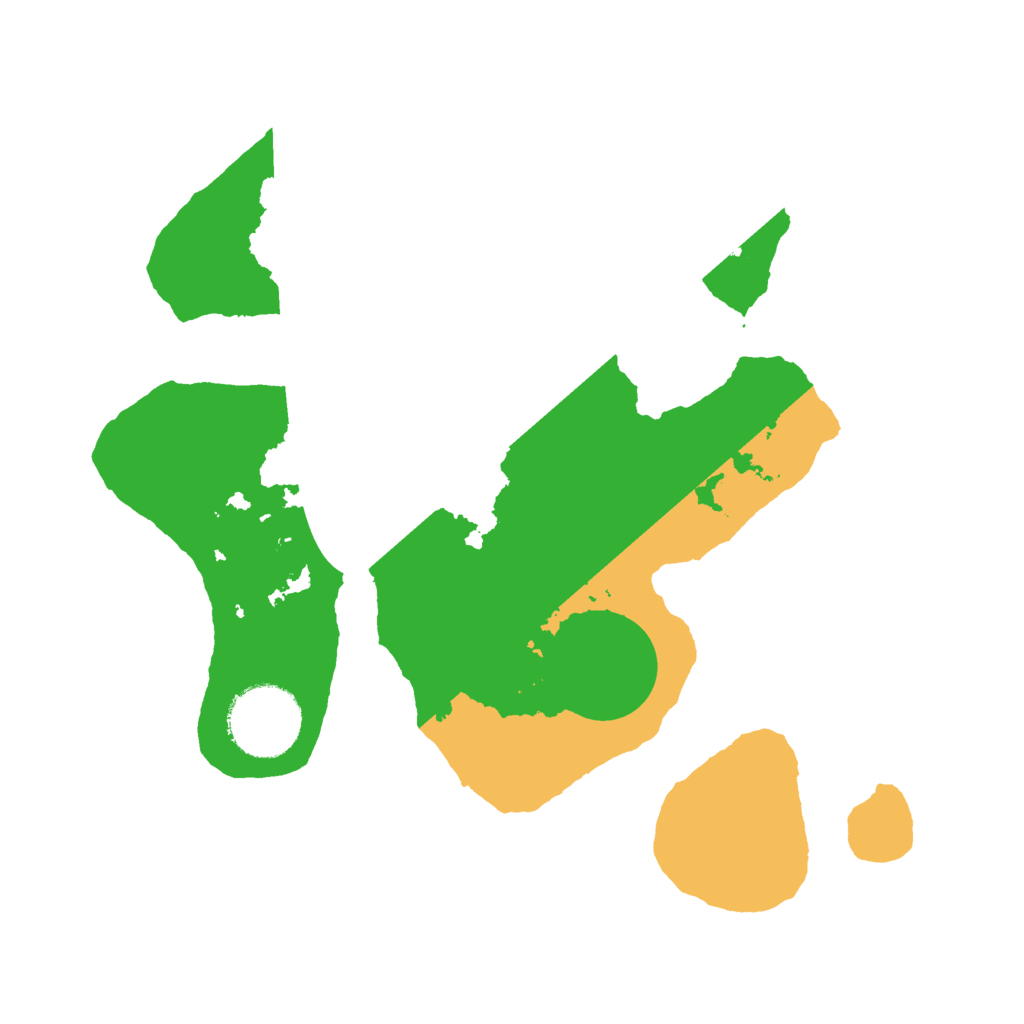 Biome Rust Map: Barren, Size: 2500, Seed: 87591