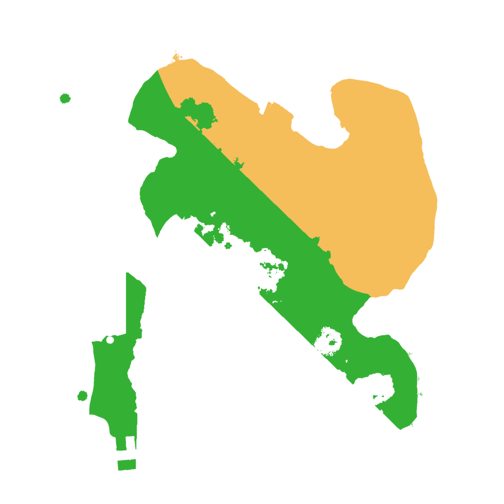 Biome Rust Map: Procedural Map, Size: 2000, Seed: 58694675