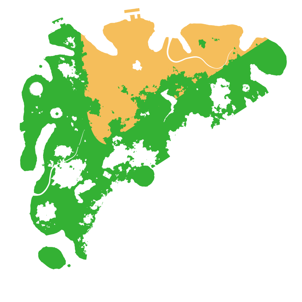 Biome Rust Map: Procedural Map, Size: 4000, Seed: 1577601086