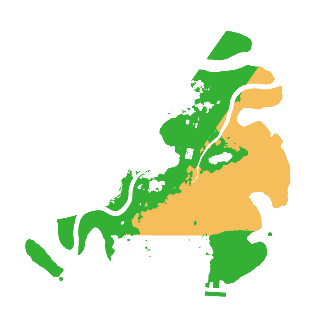 Biome Rust Map: Procedural Map, Size: 3000, Seed: 2150