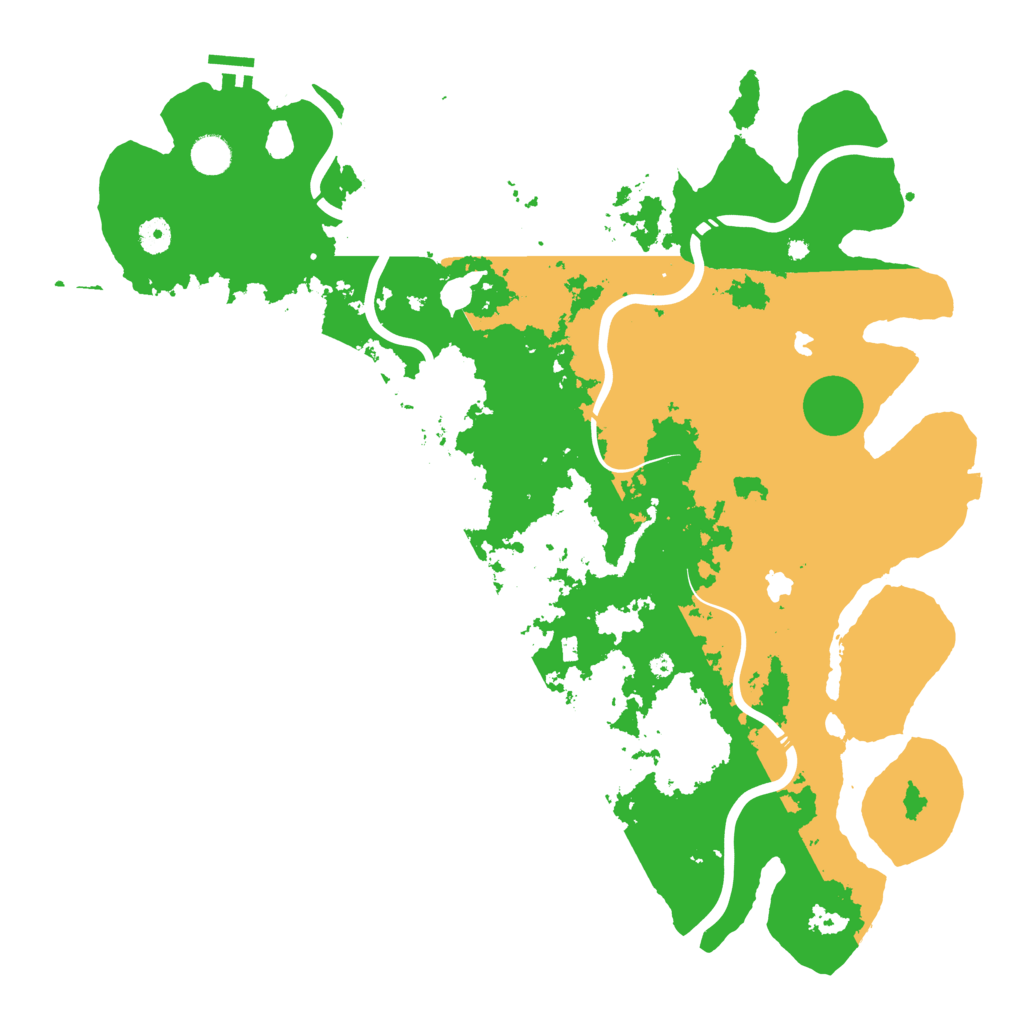 Biome Rust Map: Procedural Map, Size: 4500, Seed: 1546252447