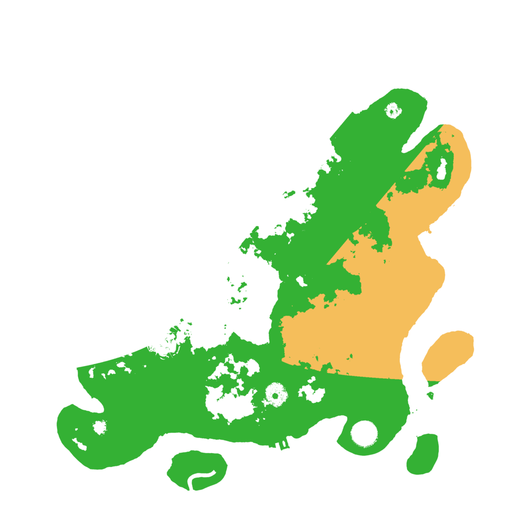 Biome Rust Map: Procedural Map, Size: 3500, Seed: 841905