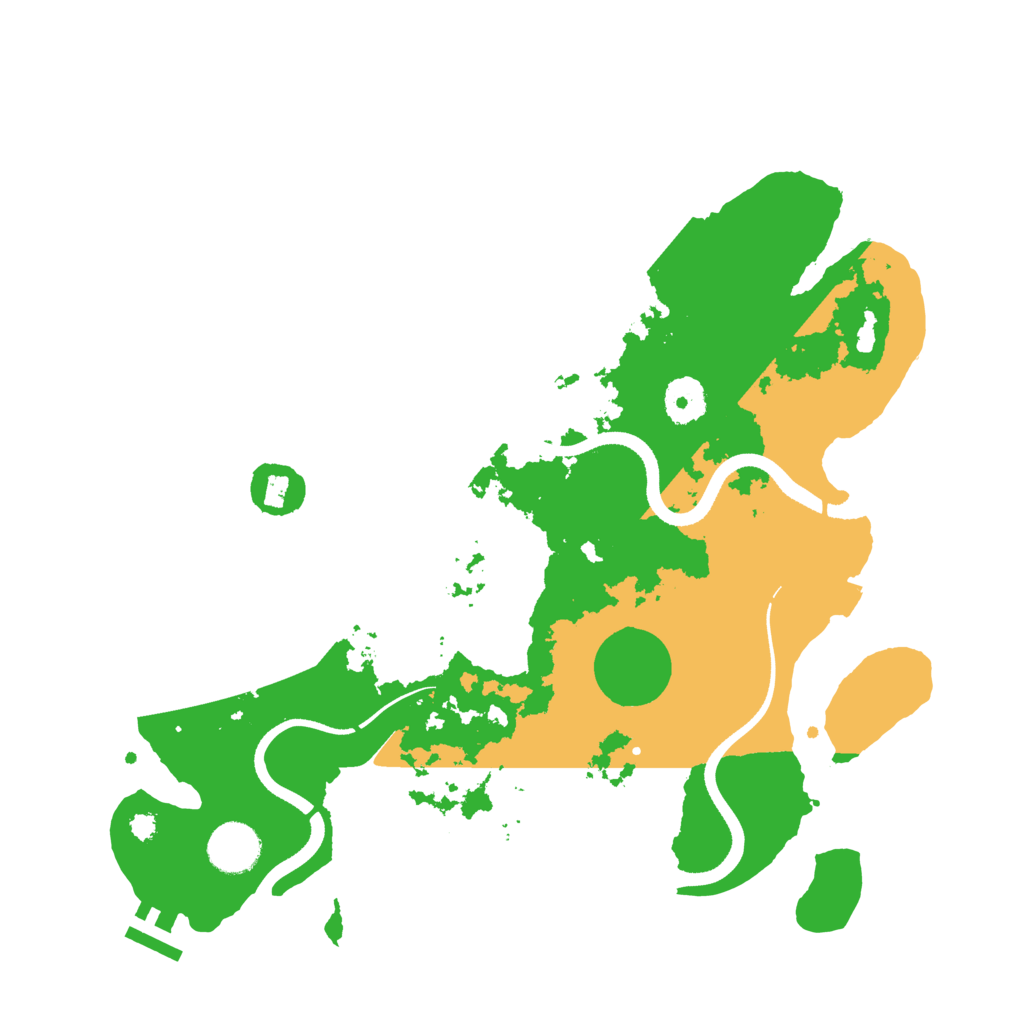 Biome Rust Map: Procedural Map, Size: 3500, Seed: 841905