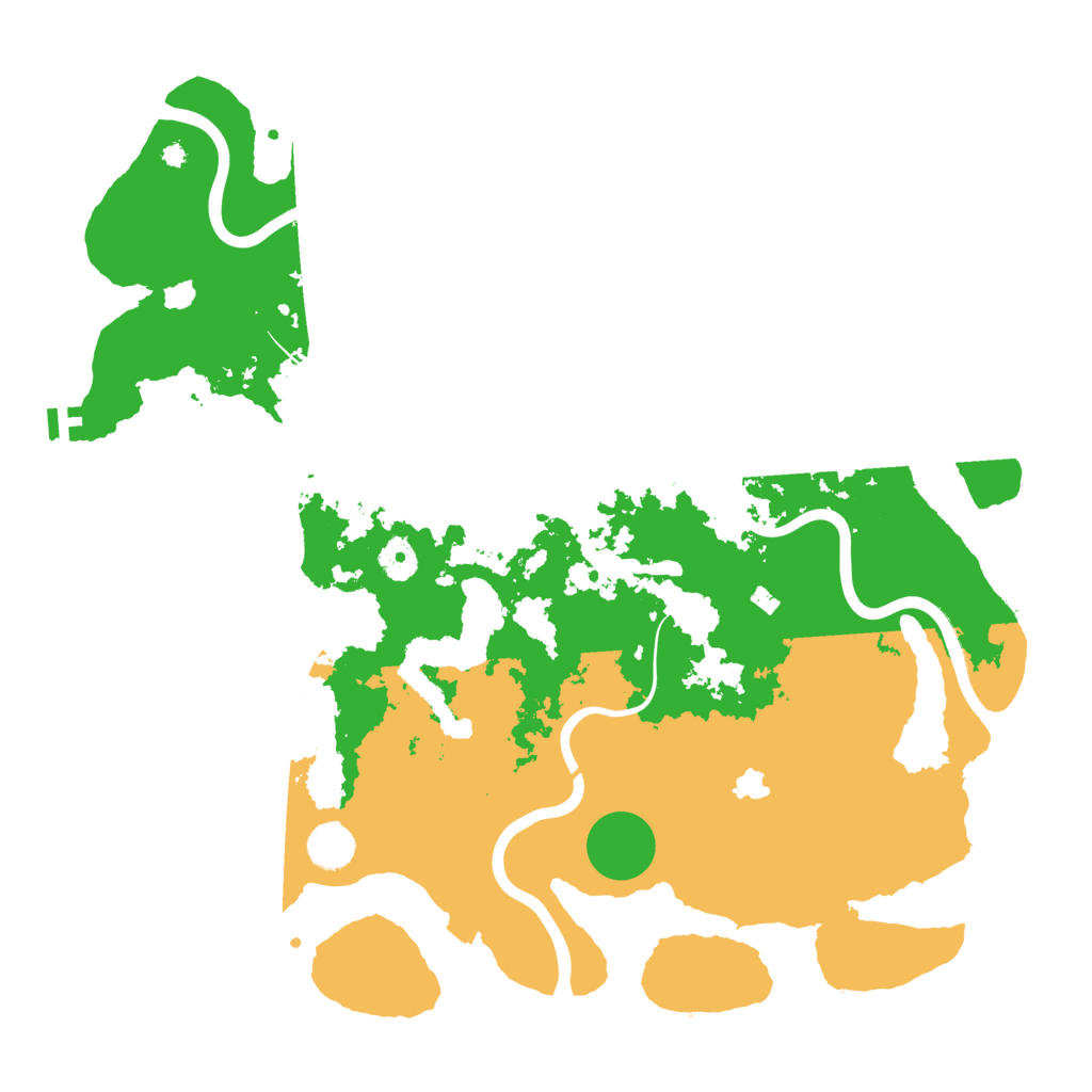 Biome Rust Map: Procedural Map, Size: 4200, Seed: 95988745