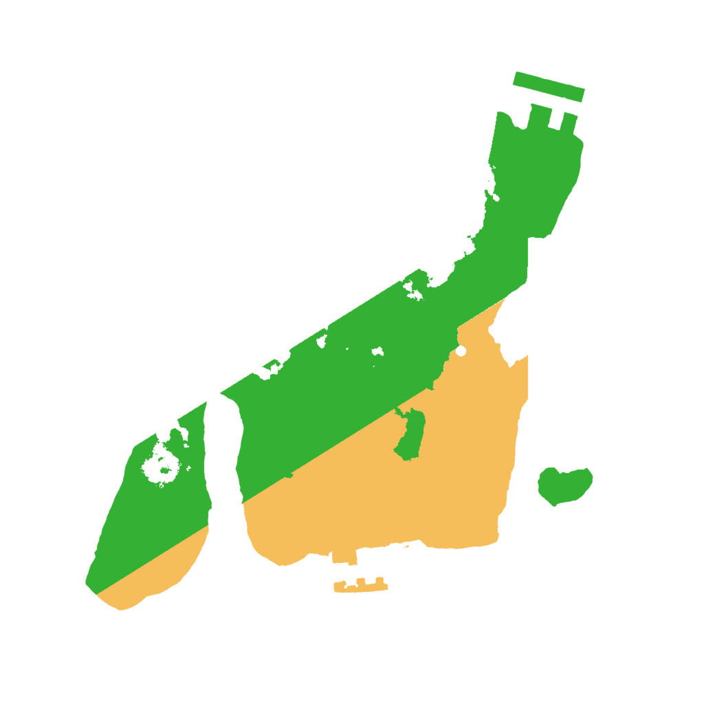 Biome Rust Map: Procedural Map, Size: 2000, Seed: 163080854