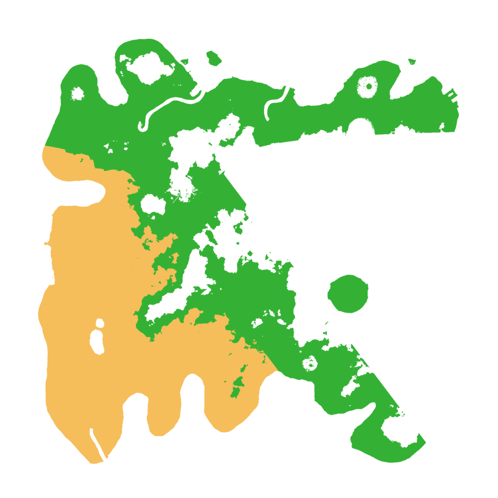 Biome Rust Map: Procedural Map, Size: 3500, Seed: 1445565719