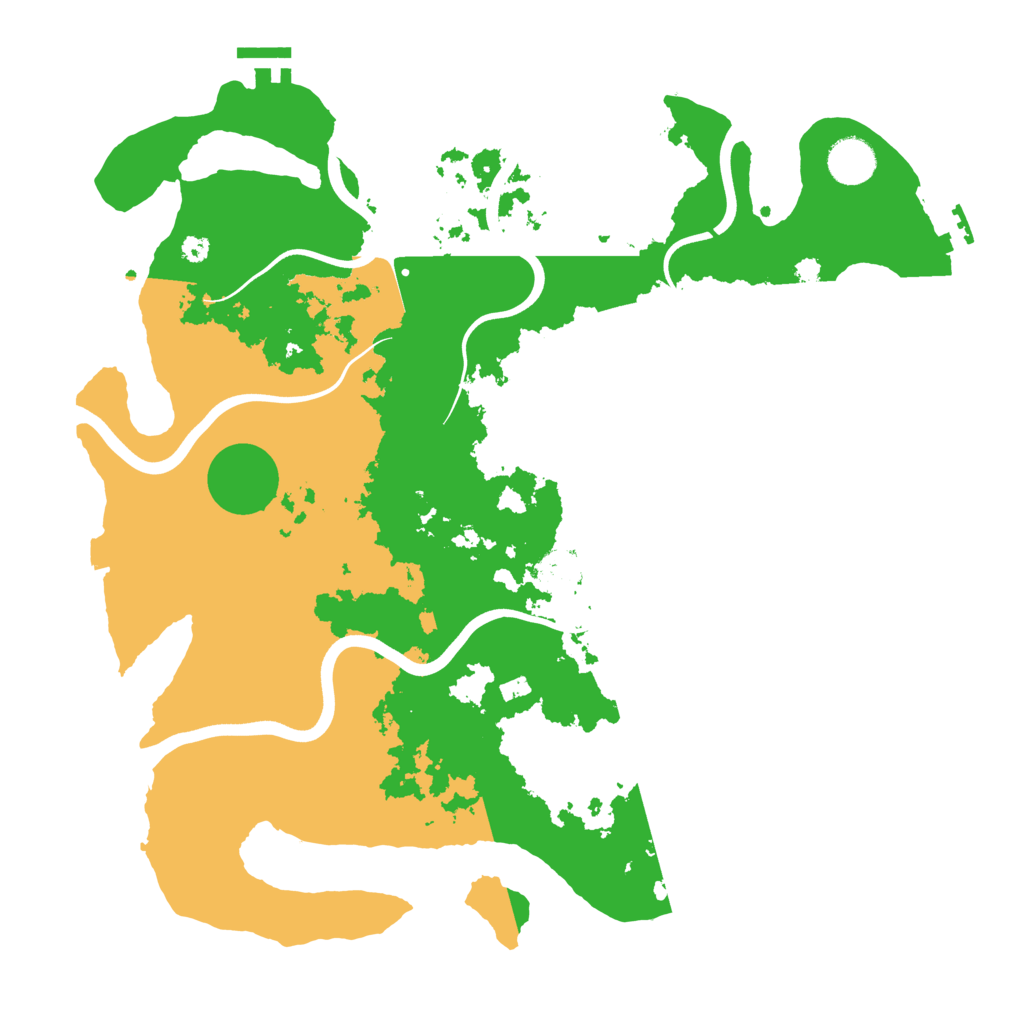 Biome Rust Map: Procedural Map, Size: 3800, Seed: 962
