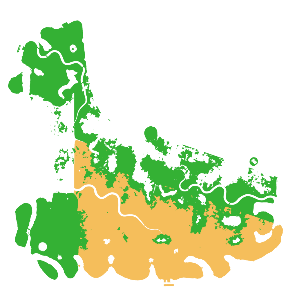 Biome Rust Map: Procedural Map, Size: 6000, Seed: 805149733