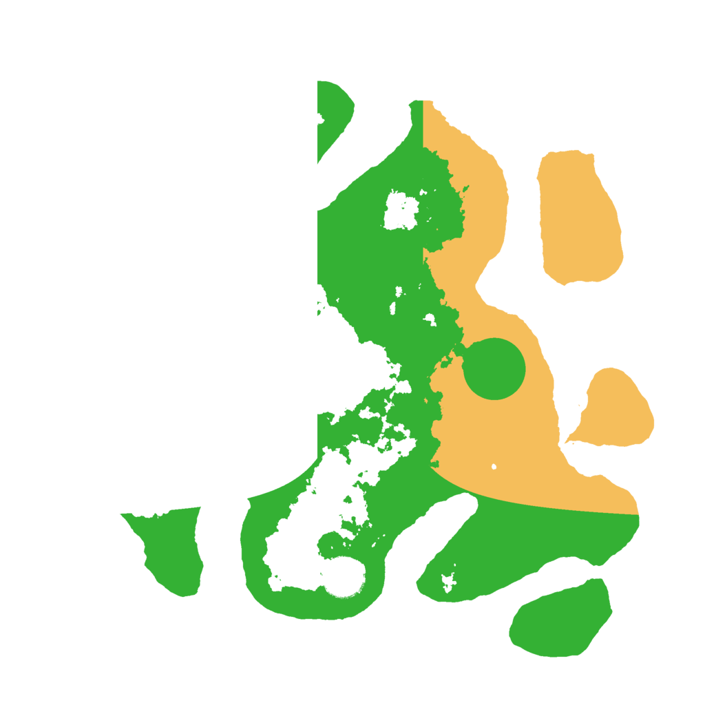 Biome Rust Map: Barren, Size: 3000, Seed: 1160734689