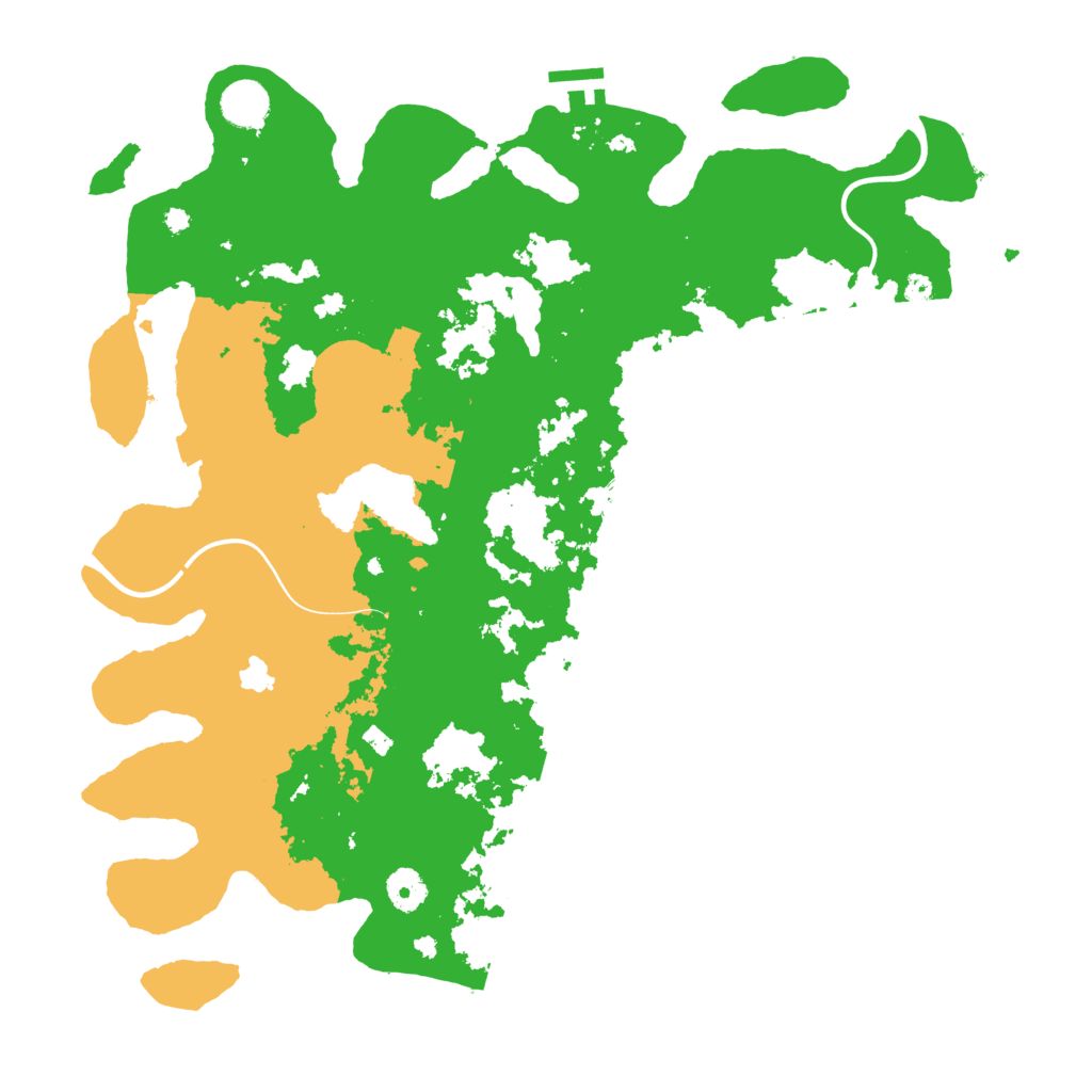 Biome Rust Map: Procedural Map, Size: 4000, Seed: 172