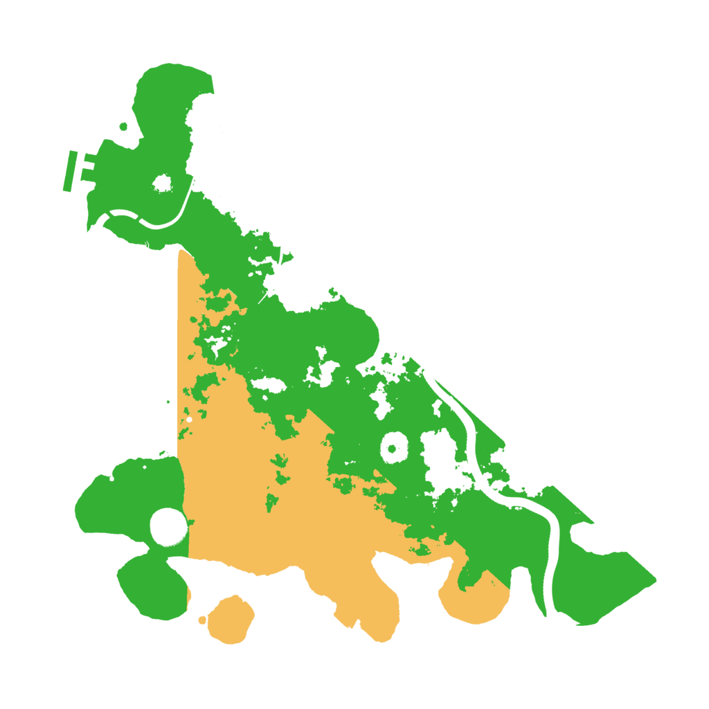 Biome Rust Map: Procedural Map, Size: 3500, Seed: 22514