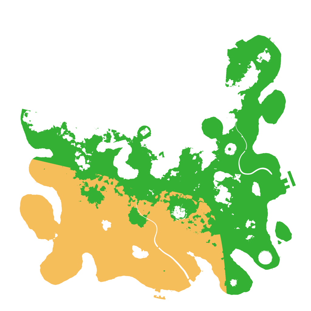 Biome Rust Map: Procedural Map, Size: 4000, Seed: 710343287