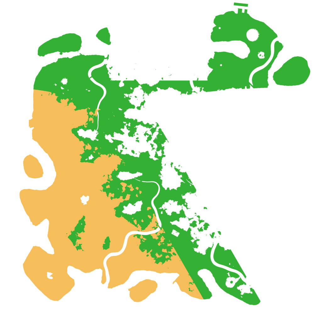 Biome Rust Map: Procedural Map, Size: 4600, Seed: 450