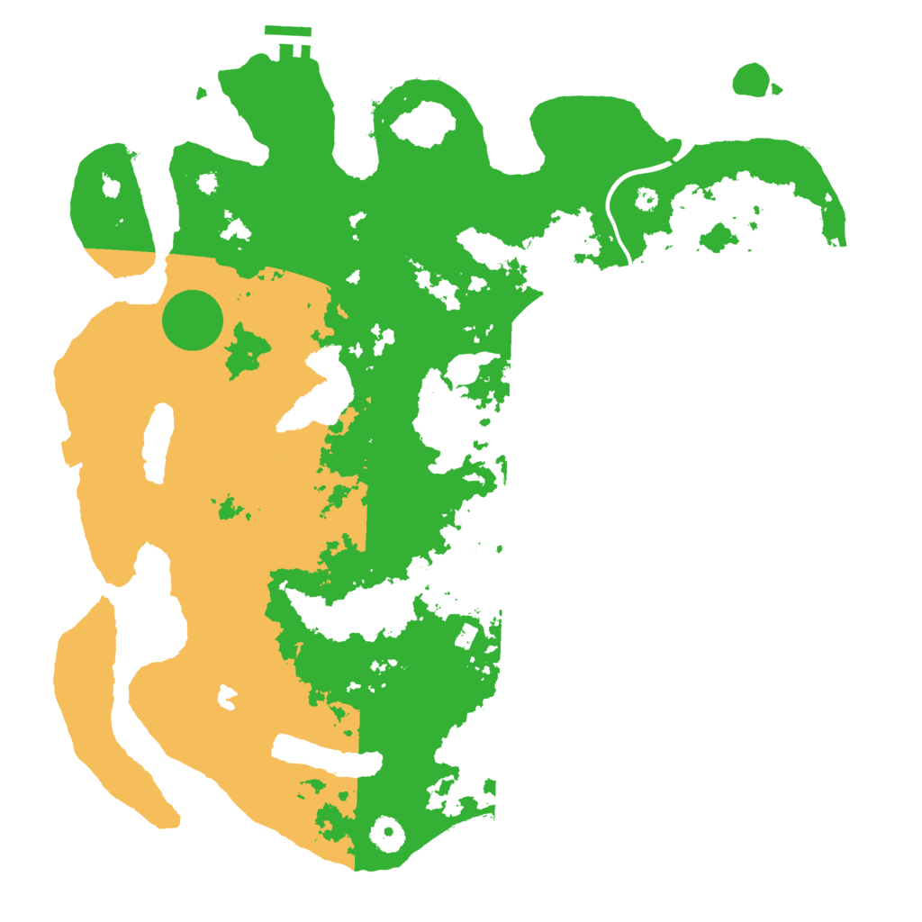 Biome Rust Map: Procedural Map, Size: 4000, Seed: 510251103