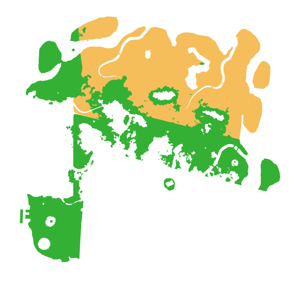 Biome Rust Map: Procedural Map, Size: 4300, Seed: 113400853