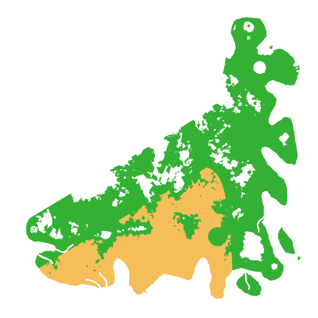 Biome Rust Map: Procedural Map, Size: 4500, Seed: 546183