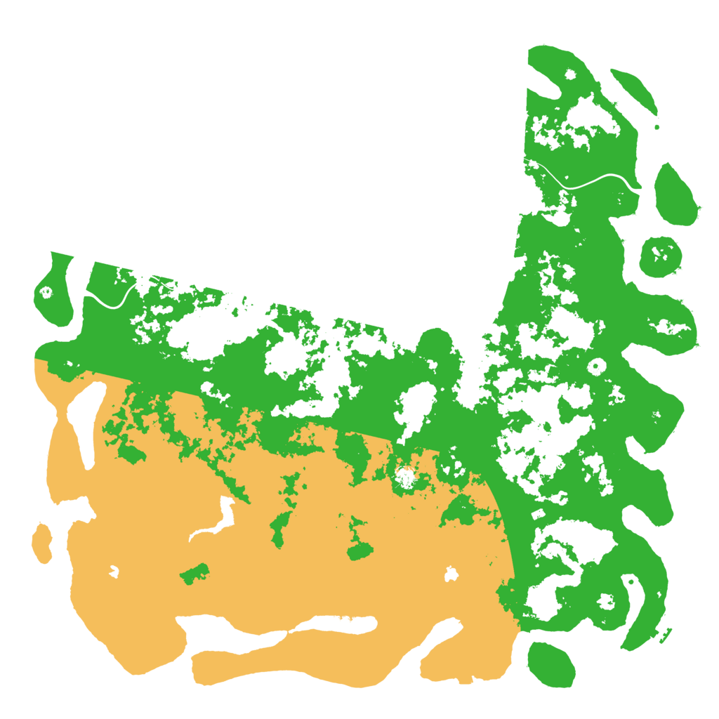 Biome Rust Map: Procedural Map, Size: 6000, Seed: 6518530
