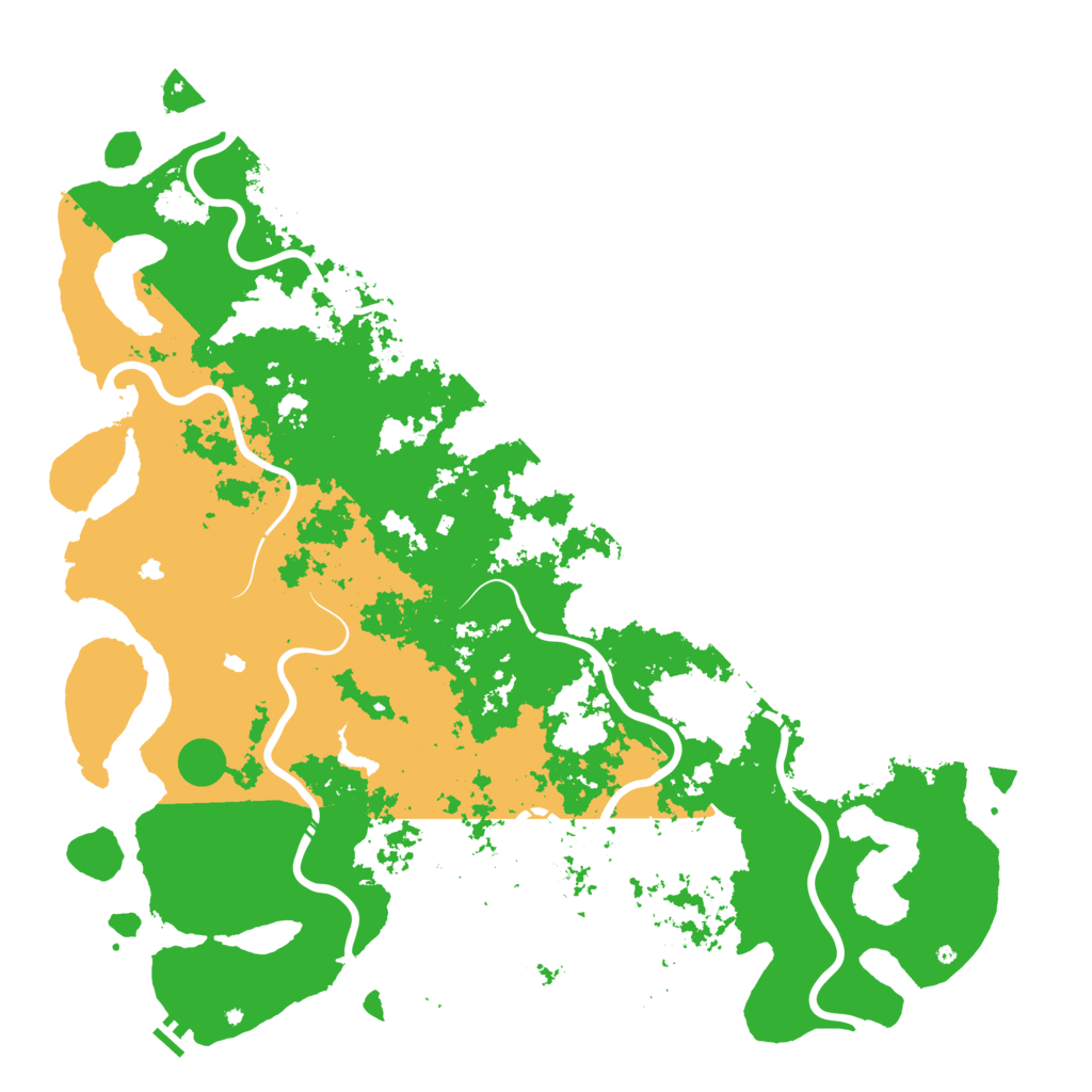 Biome Rust Map: Procedural Map, Size: 6000, Seed: 1432675355