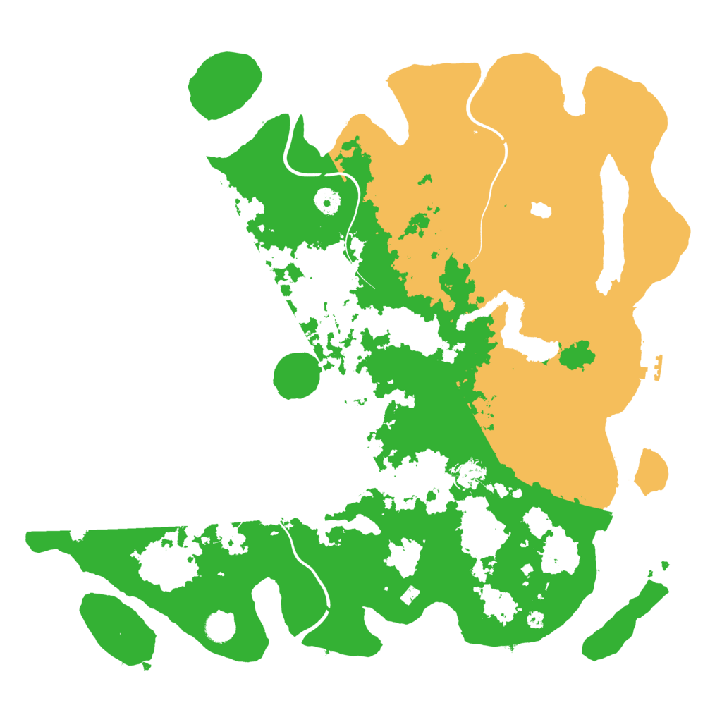 Biome Rust Map: Procedural Map, Size: 4200, Seed: 50001