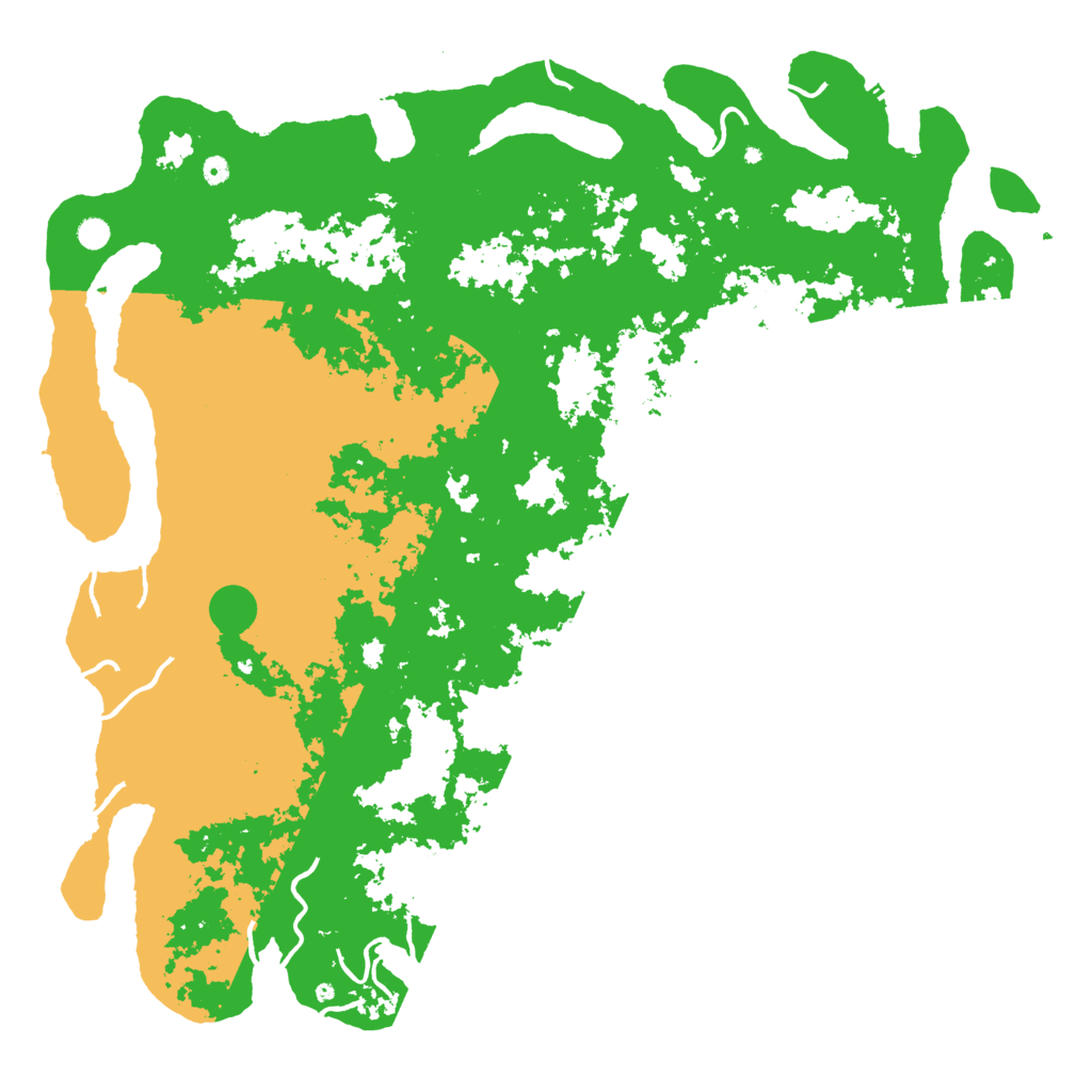 Biome Rust Map: Procedural Map, Size: 6000, Seed: 1147483647