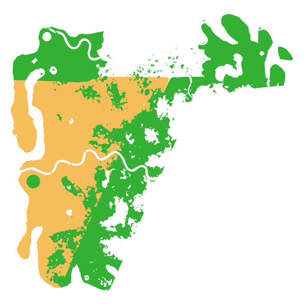 Biome Rust Map: Procedural Map, Size: 6000, Seed: 1147483647