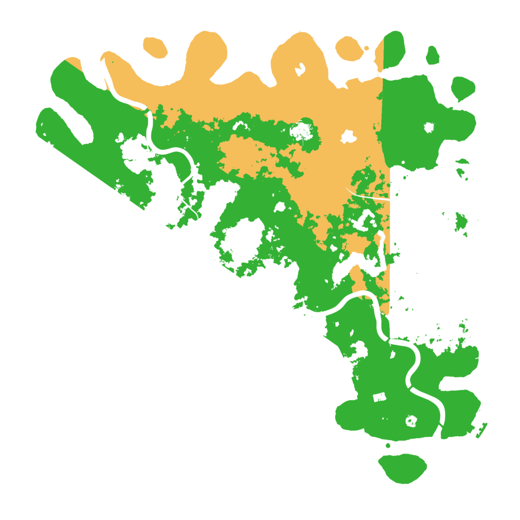 Biome Rust Map: Procedural Map, Size: 4500, Seed: 1841815099
