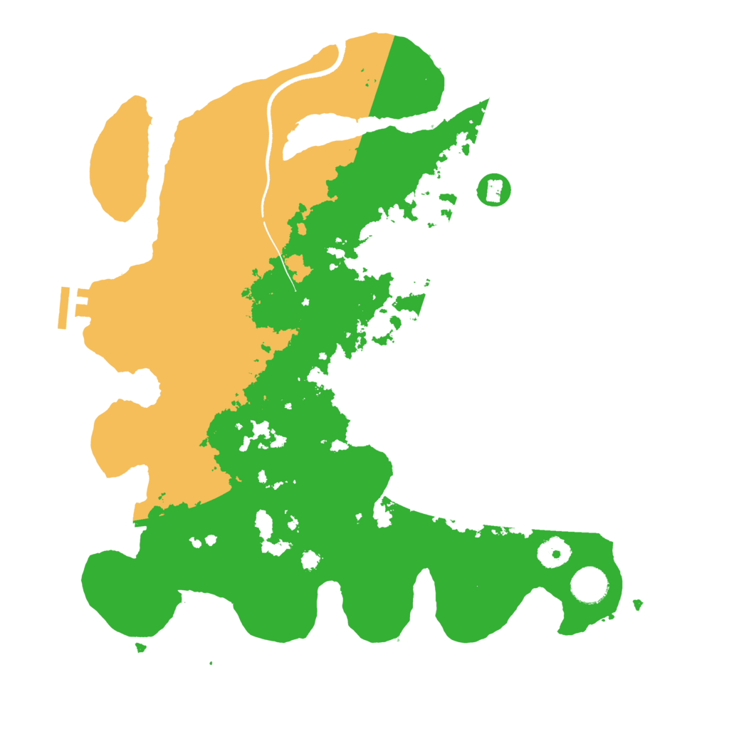 Biome Rust Map: Procedural Map, Size: 3500, Seed: 789546748