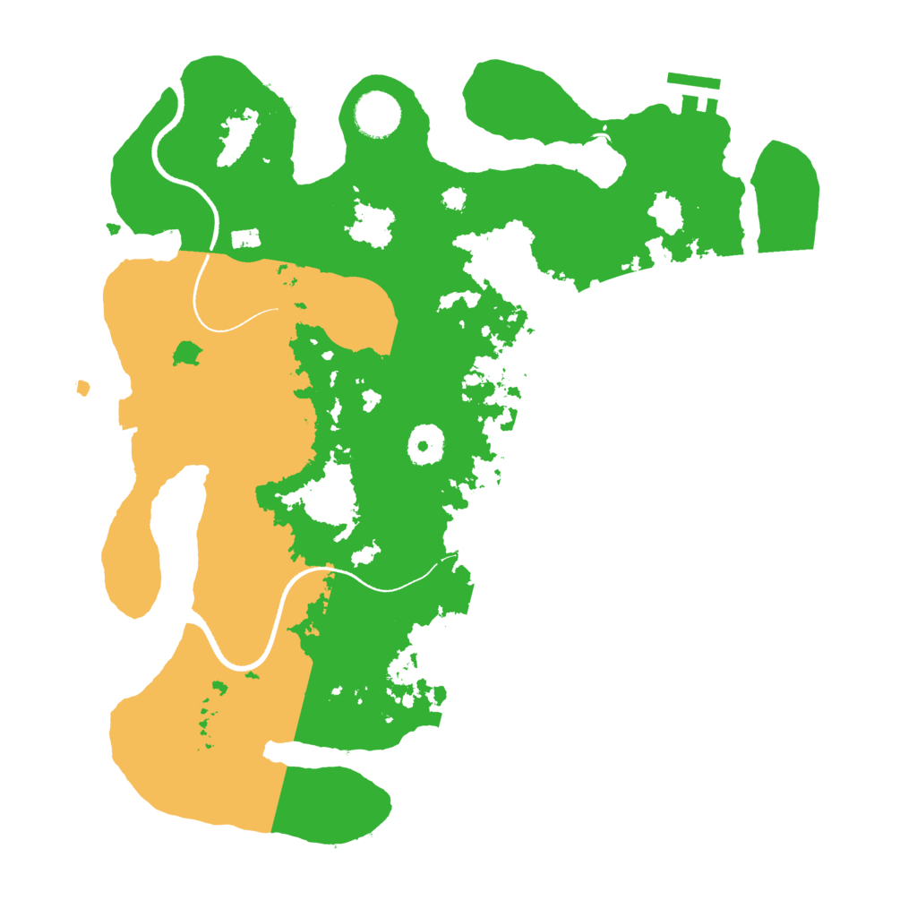 Biome Rust Map: Procedural Map, Size: 3500, Seed: 1694955593