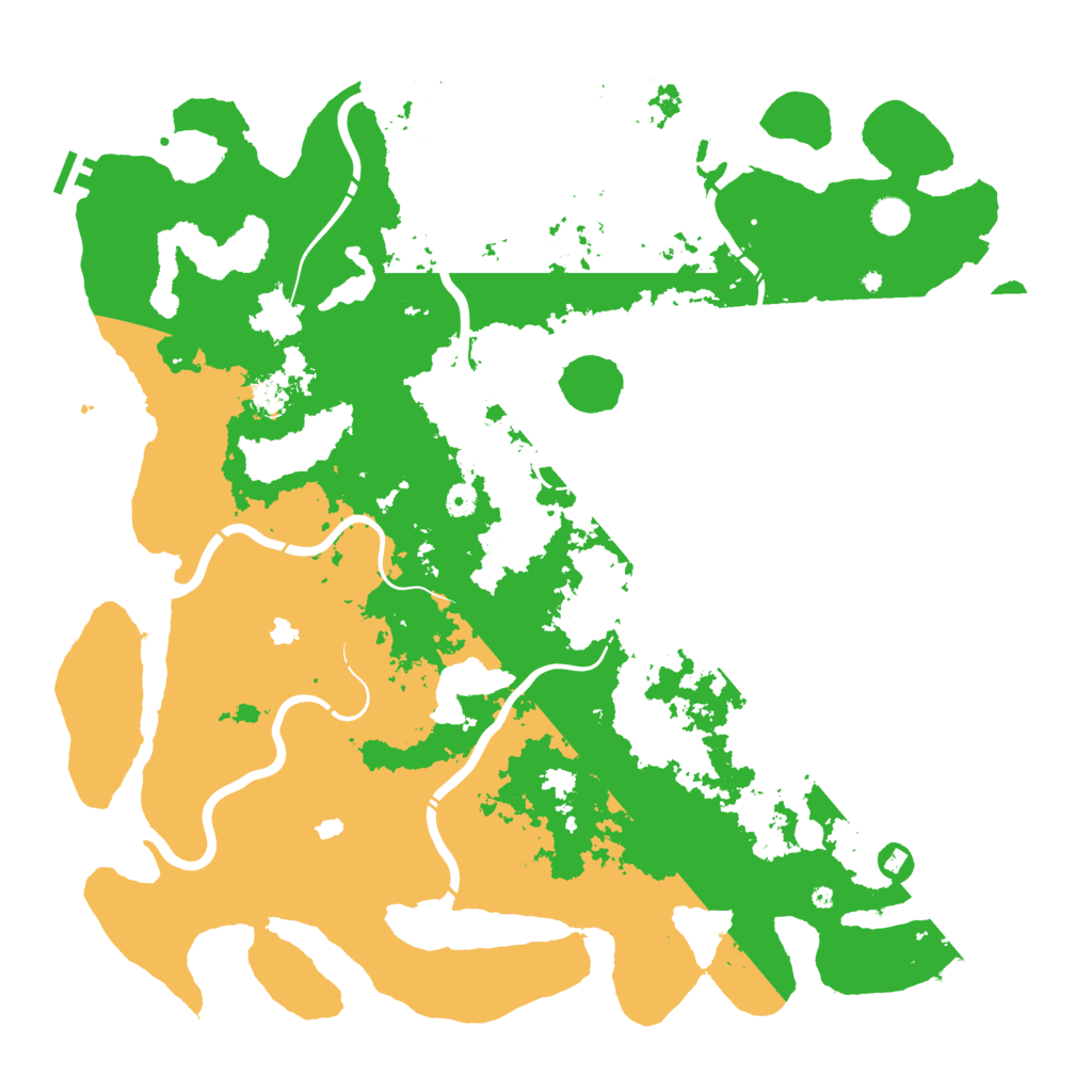Biome Rust Map: Procedural Map, Size: 5000, Seed: 89367