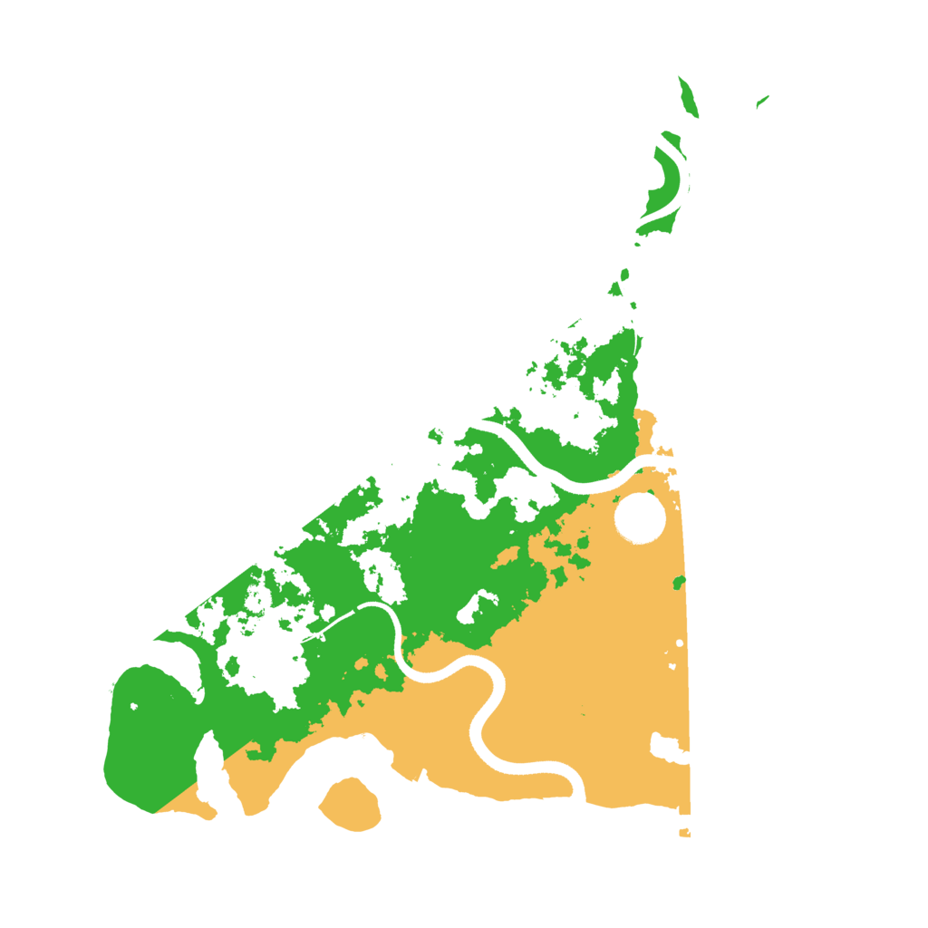 Biome Rust Map: Procedural Map, Size: 3500, Seed: 928345