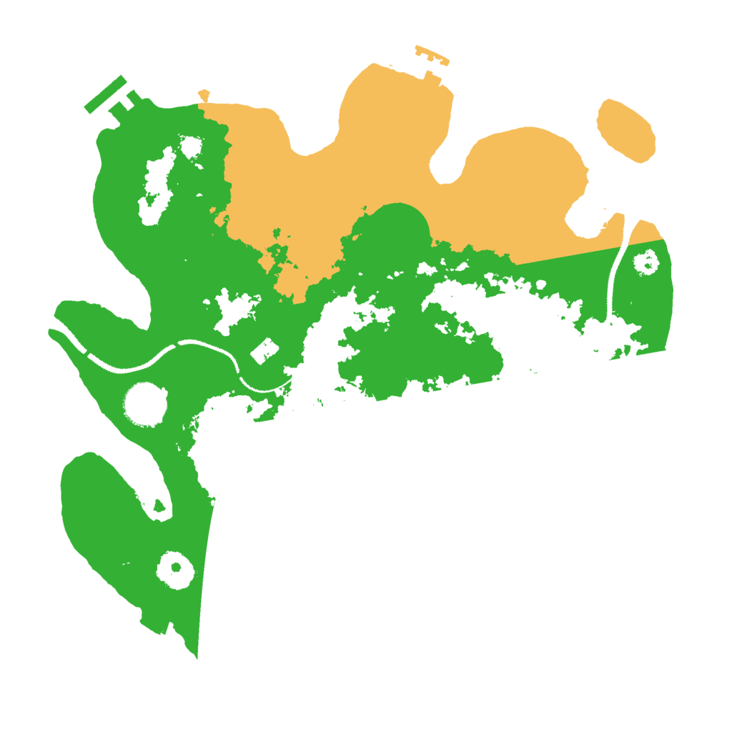 Biome Rust Map: Procedural Map, Size: 3000, Seed: 1492423115