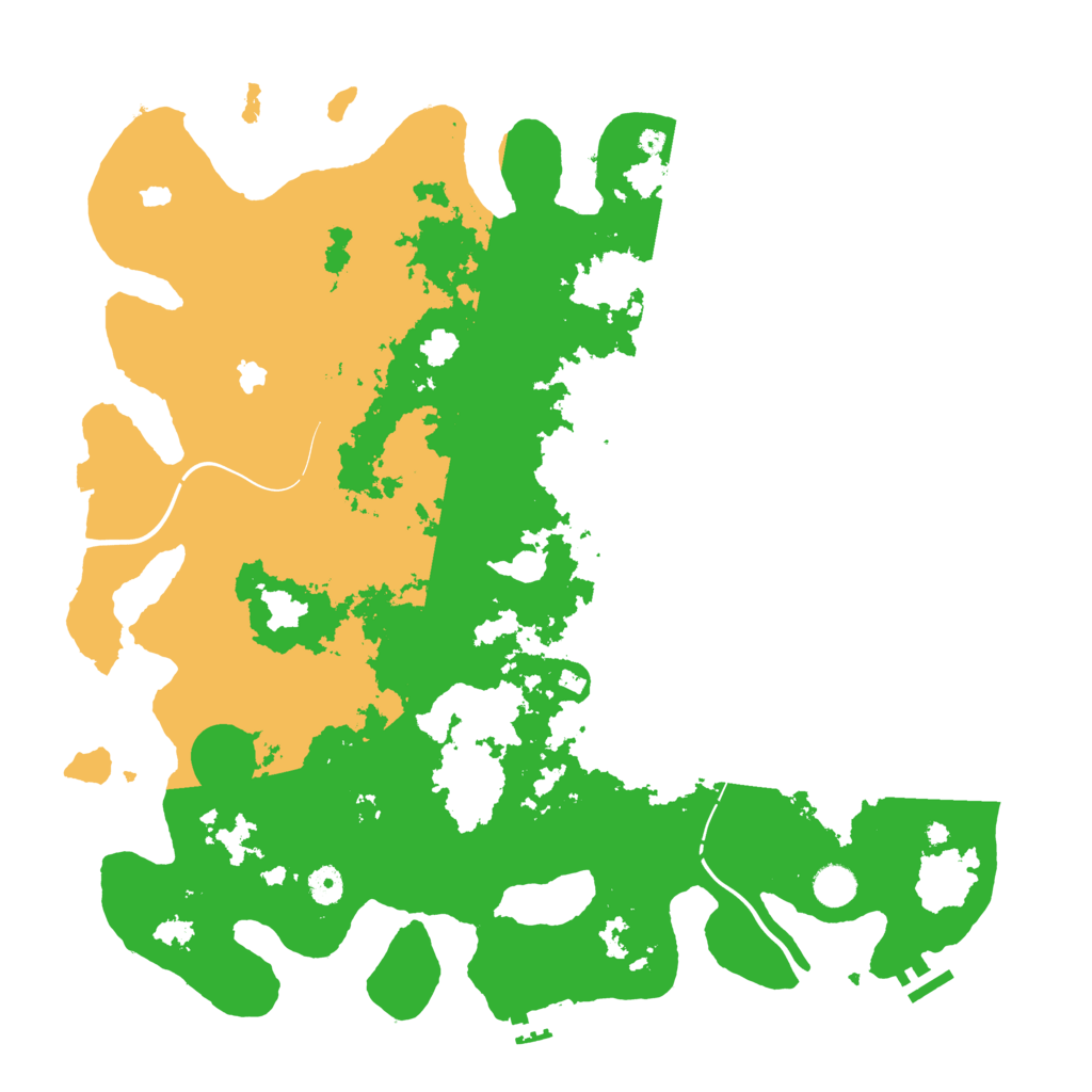 Biome Rust Map: Procedural Map, Size: 4500, Seed: 22822