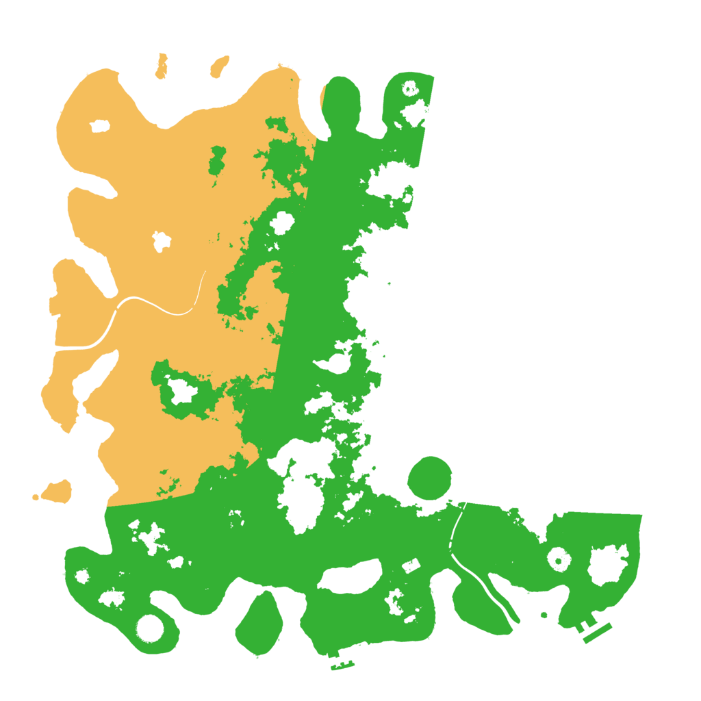 Biome Rust Map: Procedural Map, Size: 4500, Seed: 22822