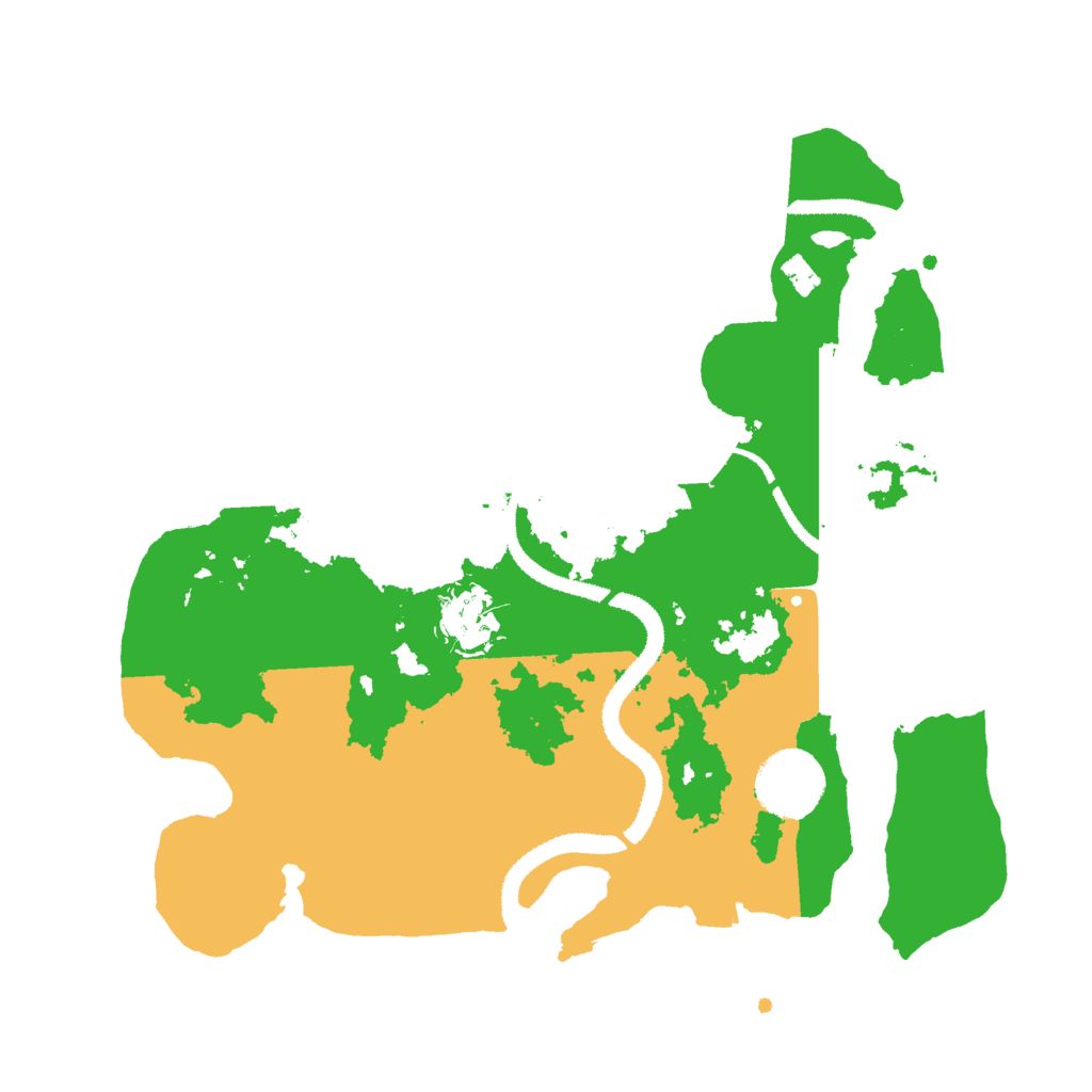 Biome Rust Map: Procedural Map, Size: 3000, Seed: 560404351